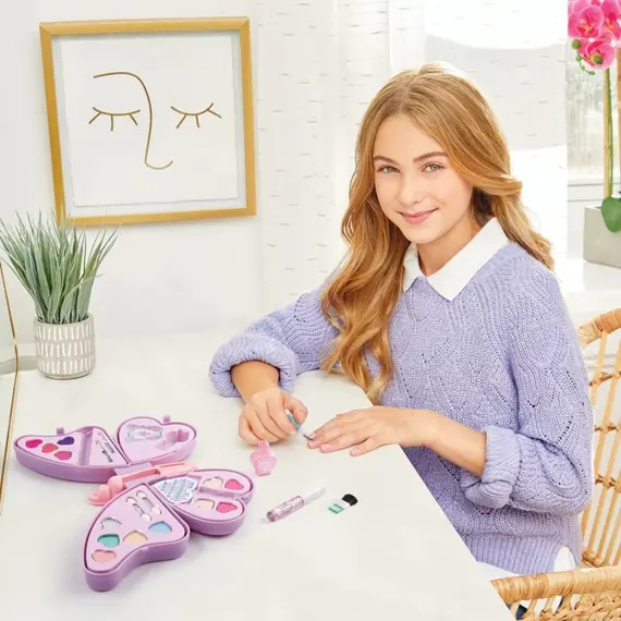 საბავშვო კოსმეტიკის ნაკრები Make It Real 10058MR 3C4G, Butterfly, 4 imageსაბავშვო კოსმეტიკის ნაკრები Make It Real 10058MR 3C4G, Butterfly, 4 imageსაბავშვო კოსმეტიკის ნაკრები Make It Real 10058MR 3C4G, Butterfly, 4 image