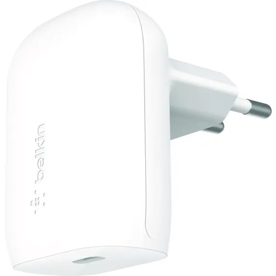 ადაპტერი და კაბელი Belkin Wall Charger 30W USB-C PD PPS, 1M PVC C-LTG, whiteადაპტერი და კაბელი Belkin Wall Charger 30W USB-C PD PPS, 1M PVC C-LTG, whiteადაპტერი და კაბელი Belkin Wall Charger 30W USB-C PD PPS, 1M PVC C-LTG, white