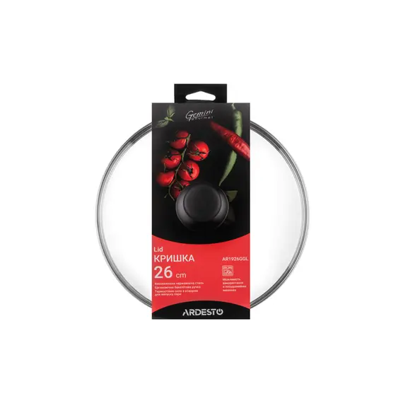 Pan lid ARDESTO AR1926GGL, 2 imagePan lid ARDESTO AR1926GGL, 2 imagePan lid ARDESTO AR1926GGL, 2 image