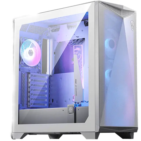 კომპიუტერის ქეისი MSI MPG GUNGNIR 300R AIRFLOW WHITEკომპიუტერის ქეისი MSI MPG GUNGNIR 300R AIRFLOW WHITEკომპიუტერის ქეისი MSI MPG GUNGNIR 300R AIRFLOW WHITE