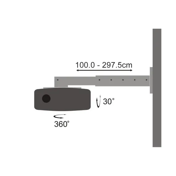 Projector Mount SBOX PM-300-3.0 Wall Mount For Projector, 2 imageProjector Mount SBOX PM-300-3.0 Wall Mount For Projector, 2 imageProjector Mount SBOX PM-300-3.0 Wall Mount For Projector, 2 image