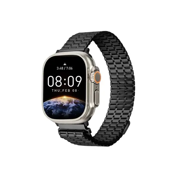 სმარტ საათის სამაჯური TVC LEMONDA Magnetic Strap For Apple Watch Series 10 Ultra 9 8 7 SE 6 5 4 3 2 1 46mm 49mm 45mm 44mm 42mm Metal Watch Band - Blackსმარტ საათის სამაჯური TVC LEMONDA Magnetic Strap For Apple Watch Series 10 Ultra 9 8 7 SE 6 5 4 3 2 1 46mm 49mm 45mm 44mm 42mm Metal Watch Band - Blackსმარტ საათის სამაჯური TVC LEMONDA Magnetic Strap For Apple Watch Series 10 Ultra 9 8 7 SE 6 5 4 3 2 1 46mm 49mm 45mm 44mm 42mm Metal Watch Band - Black