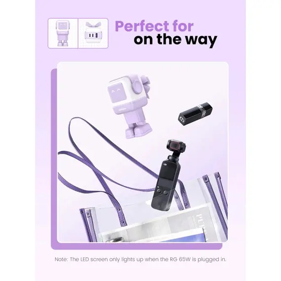 მობილურის დამტენი UGREEN CD361 (35291) Nexode Uno RobotGaN, 65W, USB, USB Type-C, Purple, 4 imageმობილურის დამტენი UGREEN CD361 (35291) Nexode Uno RobotGaN, 65W, USB, USB Type-C, Purple, 4 imageმობილურის დამტენი UGREEN CD361 (35291) Nexode Uno RobotGaN, 65W, USB, USB Type-C, Purple, 4 image