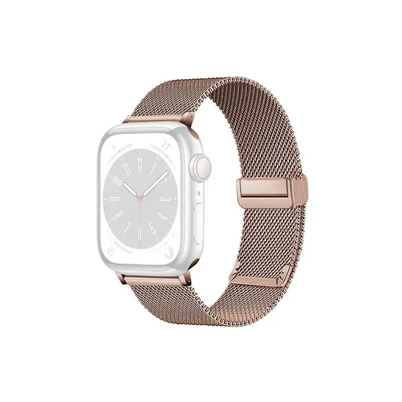 Smart Watch Strap TVC KALEBOL Magnetic Buckle Watch Band for Apple Watch Series 10 9 8 7 SE 6 5 4 3 2 1 42mm 41mm 40mm 38mm Stainless Steel Strap - Rose Gold, 2 imageSmart Watch Strap TVC KALEBOL Magnetic Buckle Watch Band for Apple Watch Series 10 9 8 7 SE 6 5 4 3 2 1 42mm 41mm 40mm 38mm Stainless Steel Strap - Rose Gold, 2 imageSmart Watch Strap TVC KALEBOL Magnetic Buckle Watch Band for Apple Watch Series 10 9 8 7 SE 6 5 4 3 2 1 42mm 41mm 40mm 38mm Stainless Steel Strap - Rose Gold, 2 image