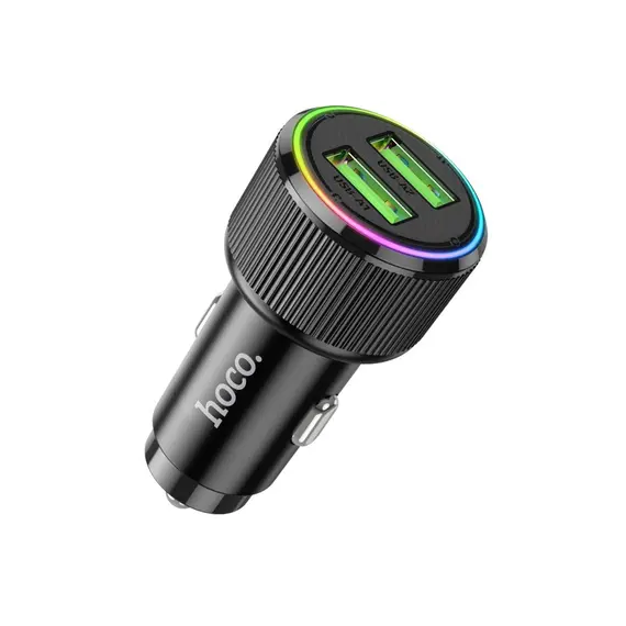 მანქანის დამტენი Hoco NZ14 Guerrero 36W USB dual-port car charger blackმანქანის დამტენი Hoco NZ14 Guerrero 36W USB dual-port car charger blackმანქანის დამტენი Hoco NZ14 Guerrero 36W USB dual-port car charger black
