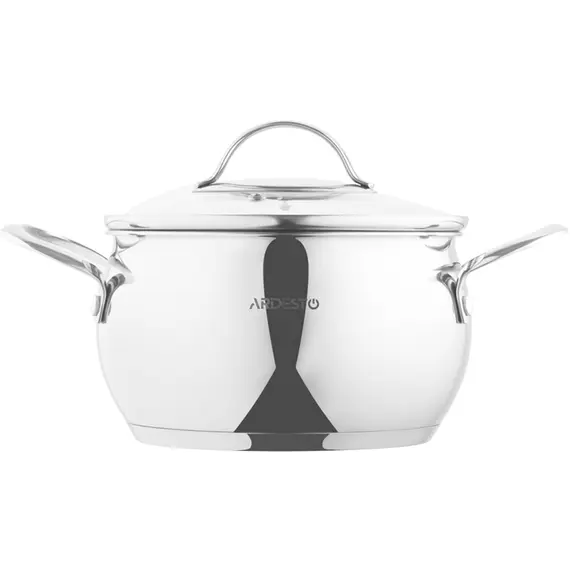Ardesto Casserole with glass lid Gemini Liguria, 3l, stainless steel, 3 imageArdesto Casserole with glass lid Gemini Liguria, 3l, stainless steel, 3 imageArdesto Casserole with glass lid Gemini Liguria, 3l, stainless steel, 3 image