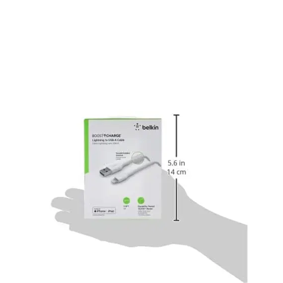 USB კაბელი BELKIN CAA002BT1MWH APPLE IPHONE CHARGER USB TO LIGHTNING, 3 imageUSB კაბელი BELKIN CAA002BT1MWH APPLE IPHONE CHARGER USB TO LIGHTNING, 3 imageUSB კაბელი BELKIN CAA002BT1MWH APPLE IPHONE CHARGER USB TO LIGHTNING, 3 image
