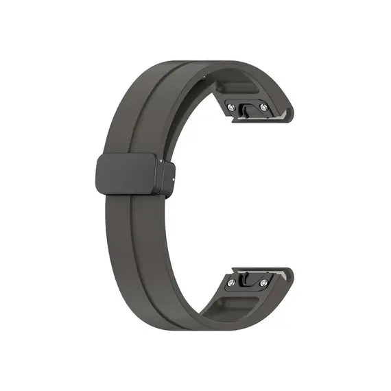 Smart Watch Strap 42mm Watch Strap Black Buckle 20mm Magnetic Silicone Band - Dark GreySmart Watch Strap 42mm Watch Strap Black Buckle 20mm Magnetic Silicone Band - Dark GreySmart Watch Strap 42mm Watch Strap Black Buckle 20mm Magnetic Silicone Band - Dark Grey
