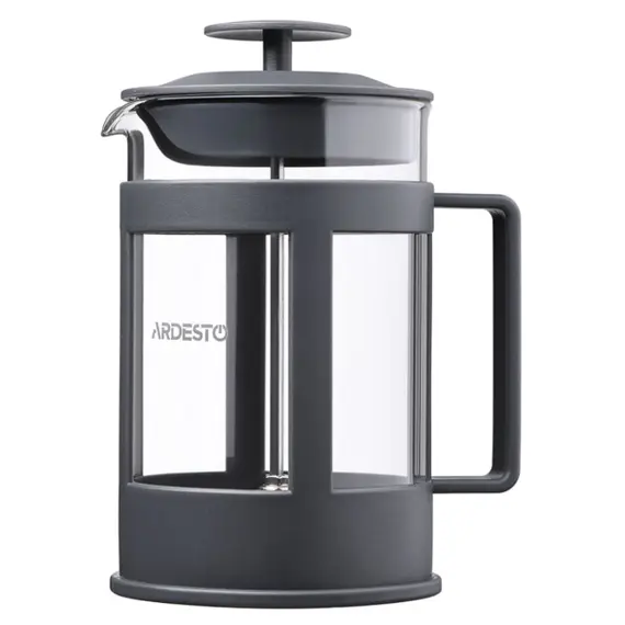 ჩაიდანი ARDESTO AR1008GF French press Fresh, 800 ml, Grey, Plastic, Glassჩაიდანი ARDESTO AR1008GF French press Fresh, 800 ml, Grey, Plastic, Glassჩაიდანი ARDESTO AR1008GF French press Fresh, 800 ml, Grey, Plastic, Glass