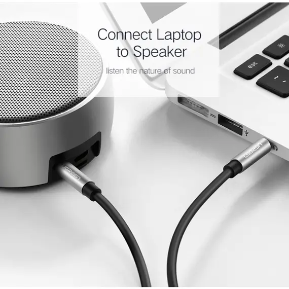 AUX კაბელი UGREEN AV119 (10732) 3.5mm Male to 3.5mm Male Cable 0.5m (Black), 3 imageAUX კაბელი UGREEN AV119 (10732) 3.5mm Male to 3.5mm Male Cable 0.5m (Black), 3 imageAUX კაბელი UGREEN AV119 (10732) 3.5mm Male to 3.5mm Male Cable 0.5m (Black), 3 image