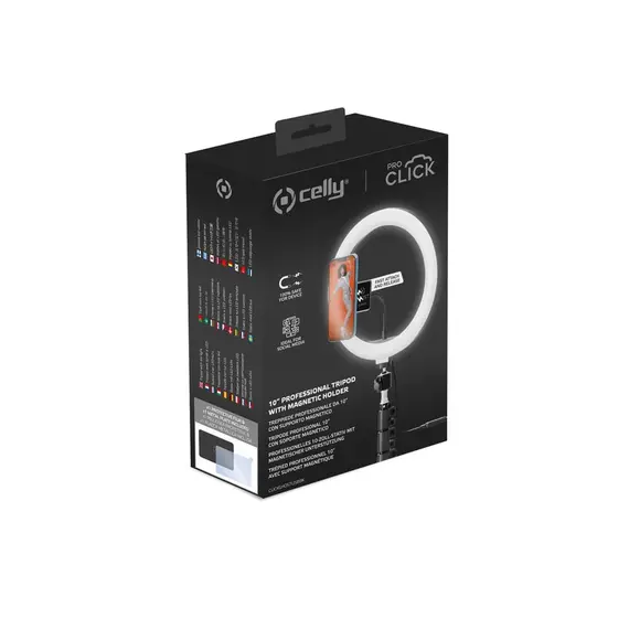 მობილურის სამაგრი Celly Click Pro Professional Tripod with Magnetical Holder Black, 4 imageმობილურის სამაგრი Celly Click Pro Professional Tripod with Magnetical Holder Black, 4 imageმობილურის სამაგრი Celly Click Pro Professional Tripod with Magnetical Holder Black, 4 image