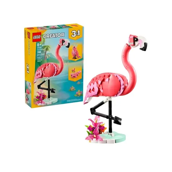 ლეგო LEGO Constructor Creator Wild Animals: Pink Flamingoლეგო LEGO Constructor Creator Wild Animals: Pink Flamingoლეგო LEGO Constructor Creator Wild Animals: Pink Flamingo