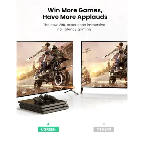 HDMI კაბელი UGREEN HD140 (80405), 8K HDMI 2.1 To HDMI 2.1 Cable, 5m, Black, 5 imageHDMI კაბელი UGREEN HD140 (80405), 8K HDMI 2.1 To HDMI 2.1 Cable, 5m, Black, 5 imageHDMI კაბელი UGREEN HD140 (80405), 8K HDMI 2.1 To HDMI 2.1 Cable, 5m, Black, 5 image