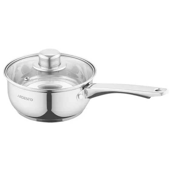 ქვაბი Ardesto Saucepan with glass lid Gemini Gourmet Aosta, 1.2l, stainless steelქვაბი Ardesto Saucepan with glass lid Gemini Gourmet Aosta, 1.2l, stainless steelქვაბი Ardesto Saucepan with glass lid Gemini Gourmet Aosta, 1.2l, stainless steel