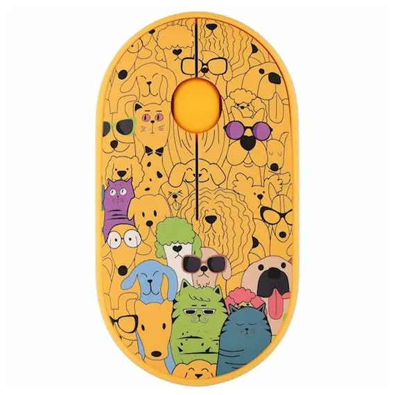 მაუსი 2E MF300 PETS CATS&DOGS Silent WL BT, Yellowმაუსი 2E MF300 PETS CATS&DOGS Silent WL BT, Yellowმაუსი 2E MF300 PETS CATS&DOGS Silent WL BT, Yellow