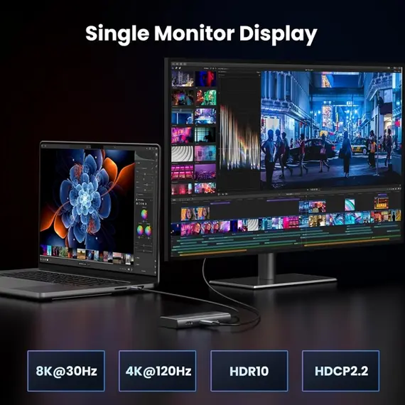 USB-C ჰაბი UGREEN CM498 (15852) Revodok 206, 2 x HDMI, USB, Type-C, HUB, Grey, 8 imageUSB-C ჰაბი UGREEN CM498 (15852) Revodok 206, 2 x HDMI, USB, Type-C, HUB, Grey, 8 imageUSB-C ჰაბი UGREEN CM498 (15852) Revodok 206, 2 x HDMI, USB, Type-C, HUB, Grey, 8 image