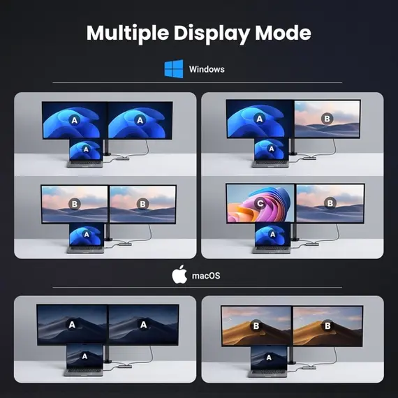 USB-C ჰაბი UGREEN CM498 (15852) Revodok 206, 2 x HDMI, USB, Type-C, HUB, Grey, 7 imageUSB-C ჰაბი UGREEN CM498 (15852) Revodok 206, 2 x HDMI, USB, Type-C, HUB, Grey, 7 imageUSB-C ჰაბი UGREEN CM498 (15852) Revodok 206, 2 x HDMI, USB, Type-C, HUB, Grey, 7 image