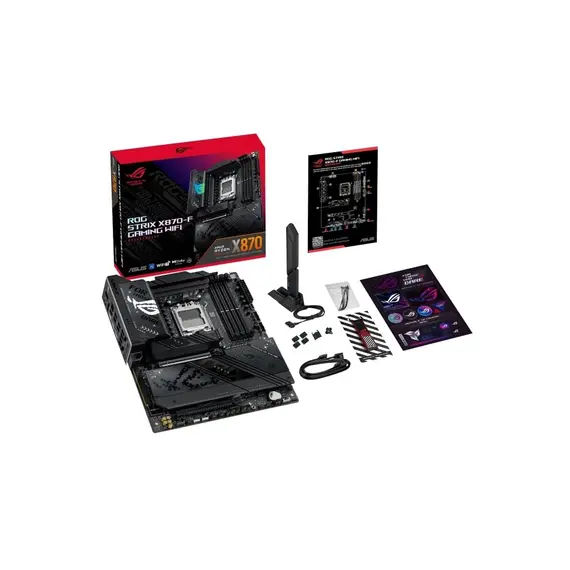 დედა დაფა Asus 90MB1IV0-M0EAY0 ROG STRIX X870-F GAMING WIFI, AM5, DDR5, 192GB, 5 imageდედა დაფა Asus 90MB1IV0-M0EAY0 ROG STRIX X870-F GAMING WIFI, AM5, DDR5, 192GB, 5 imageდედა დაფა Asus 90MB1IV0-M0EAY0 ROG STRIX X870-F GAMING WIFI, AM5, DDR5, 192GB, 5 image