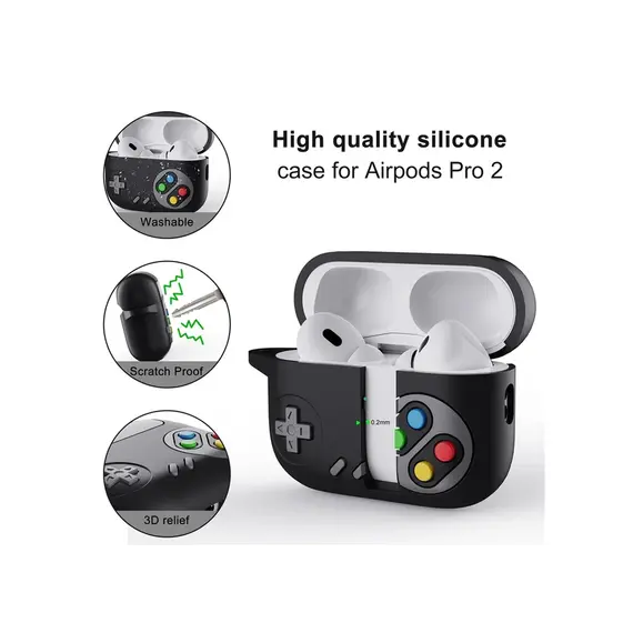 Silicone Case for AirPods Pro (Gen 2) (USB-C) / AirPods Pro 2 - Grey, 3 imageSilicone Case for AirPods Pro (Gen 2) (USB-C) / AirPods Pro 2 - Grey, 3 imageSilicone Case for AirPods Pro (Gen 2) (USB-C) / AirPods Pro 2 - Grey, 3 image