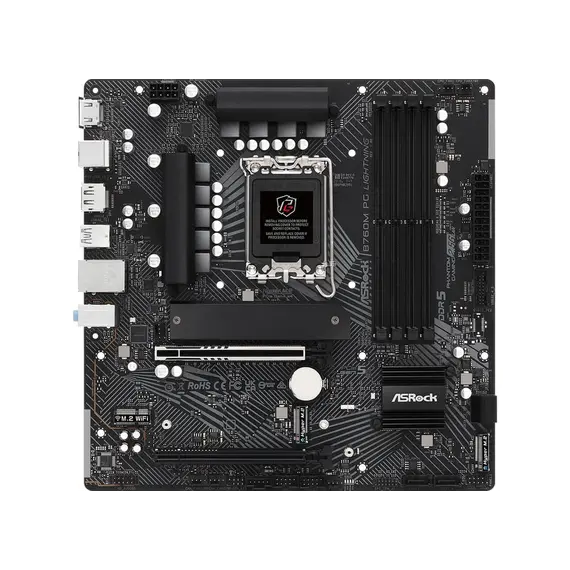 დედა დაფა ASROCK MB B760 S1700 MATX B760M PG LIGHTNING, 2 imageდედა დაფა ASROCK MB B760 S1700 MATX B760M PG LIGHTNING, 2 imageდედა დაფა ASROCK MB B760 S1700 MATX B760M PG LIGHTNING, 2 image