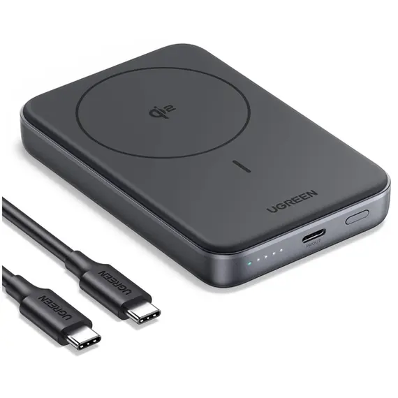 UGREEN PB761 Portable Charger (45763), 10000mAh, Magnetic Wireless Power Bank, Black, 7 imageUGREEN PB761 Portable Charger (45763), 10000mAh, Magnetic Wireless Power Bank, Black, 7 imageUGREEN PB761 Portable Charger (45763), 10000mAh, Magnetic Wireless Power Bank, Black, 7 image