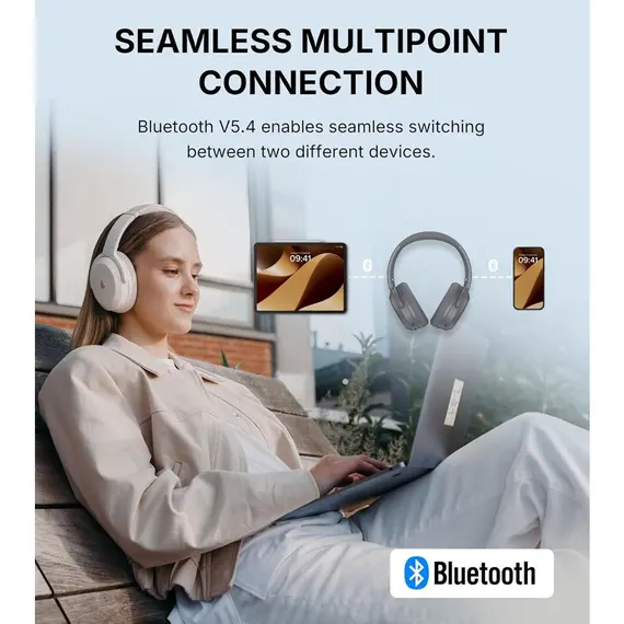 Headphones Edifier WH700NB Pro, Headset, Wireless, Bluetooth, With ANC, Grey, 7 imageHeadphones Edifier WH700NB Pro, Headset, Wireless, Bluetooth, With ANC, Grey, 7 imageHeadphones Edifier WH700NB Pro, Headset, Wireless, Bluetooth, With ANC, Grey, 7 image