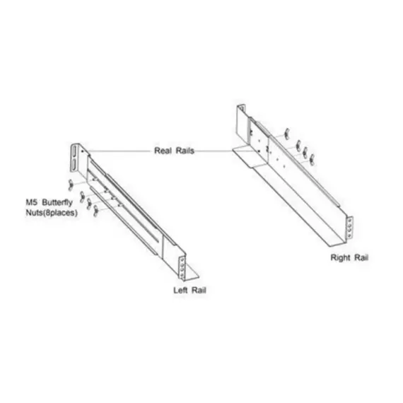 რეკის სამაგრი Rails for 1-3KVA RTრეკის სამაგრი Rails for 1-3KVA RTრეკის სამაგრი Rails for 1-3KVA RT