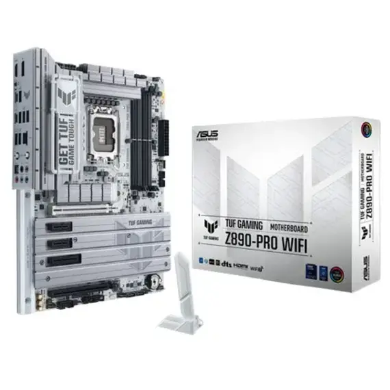 დედა დაფა ASUS Motherboard TUF GAMING Z890-PRO WIFI s1851 Z890 4xDDR5 M.2 DP HDMI Wi-Fi BT ATXდედა დაფა ASUS Motherboard TUF GAMING Z890-PRO WIFI s1851 Z890 4xDDR5 M.2 DP HDMI Wi-Fi BT ATXდედა დაფა ASUS Motherboard TUF GAMING Z890-PRO WIFI s1851 Z890 4xDDR5 M.2 DP HDMI Wi-Fi BT ATX