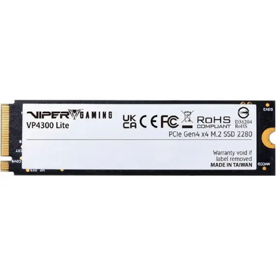 მყარი დისკი Patriot Viper VP4300 Lite 500GB SSD M.2 PCIe Gen4 x4 - VP4300L500GM28H, 4 imageმყარი დისკი Patriot Viper VP4300 Lite 500GB SSD M.2 PCIe Gen4 x4 - VP4300L500GM28H, 4 imageმყარი დისკი Patriot Viper VP4300 Lite 500GB SSD M.2 PCIe Gen4 x4 - VP4300L500GM28H, 4 image