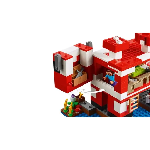 ლეგო LEGO Constructor Minecraft The Mooshroom House, 5 imageლეგო LEGO Constructor Minecraft The Mooshroom House, 5 imageლეგო LEGO Constructor Minecraft The Mooshroom House, 5 image