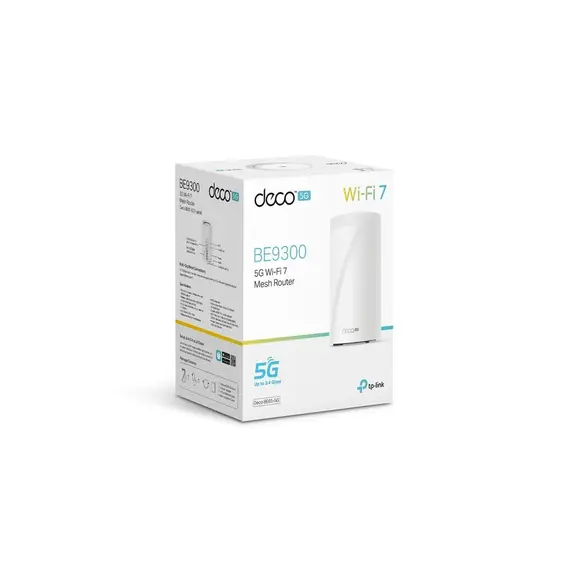 Wi-Fi როუტერი TP-link BE65-5G(1-pack) 5G BE9300 Whole Home Mesh Wi-Fi 7 Gateway, 7 imageWi-Fi როუტერი TP-link BE65-5G(1-pack) 5G BE9300 Whole Home Mesh Wi-Fi 7 Gateway, 7 imageWi-Fi როუტერი TP-link BE65-5G(1-pack) 5G BE9300 Whole Home Mesh Wi-Fi 7 Gateway, 7 image
