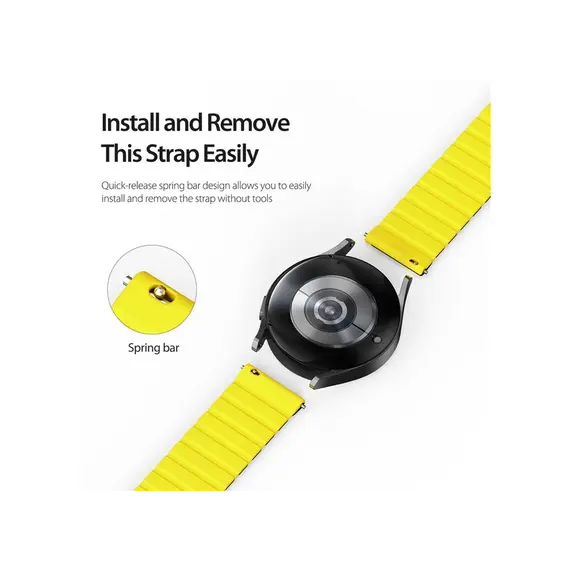 სმარტ საათის სამაჯური DUX DUCIS YA Series 43mm Genuine Cow Leather Strap 20mm Watch Band - Black+Yellow, 3 imageსმარტ საათის სამაჯური DUX DUCIS YA Series 43mm Genuine Cow Leather Strap 20mm Watch Band - Black+Yellow, 3 imageსმარტ საათის სამაჯური DUX DUCIS YA Series 43mm Genuine Cow Leather Strap 20mm Watch Band - Black+Yellow, 3 image