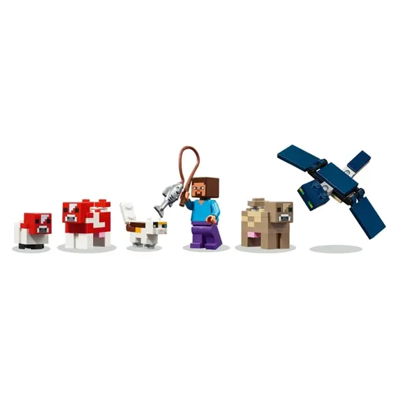 ლეგო LEGO Constructor Minecraft The Mooshroom House, 4 imageლეგო LEGO Constructor Minecraft The Mooshroom House, 4 imageლეგო LEGO Constructor Minecraft The Mooshroom House, 4 image