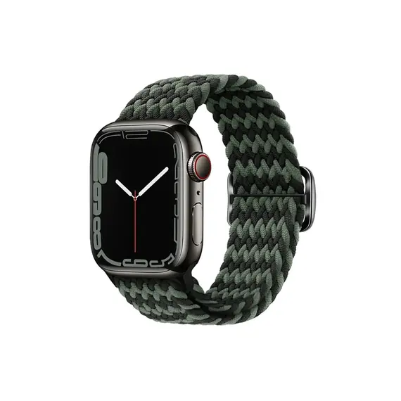 სმარტ საათის სამაჯური TVC Apple Watch Series 10 42mm / 9 8 7 41mm / SE (2023) SE (2022) SE 6 5 4 40mm / 3 2 1 38mm Watch Band Braided Nylon Strap - W-Shape Black+Greenსმარტ საათის სამაჯური TVC Apple Watch Series 10 42mm / 9 8 7 41mm / SE (2023) SE (2022) SE 6 5 4 40mm / 3 2 1 38mm Watch Band Braided Nylon Strap - W-Shape Black+Greenსმარტ საათის სამაჯური TVC Apple Watch Series 10 42mm / 9 8 7 41mm / SE (2023) SE (2022) SE 6 5 4 40mm / 3 2 1 38mm Watch Band Braided Nylon Strap - W-Shape Black+Green