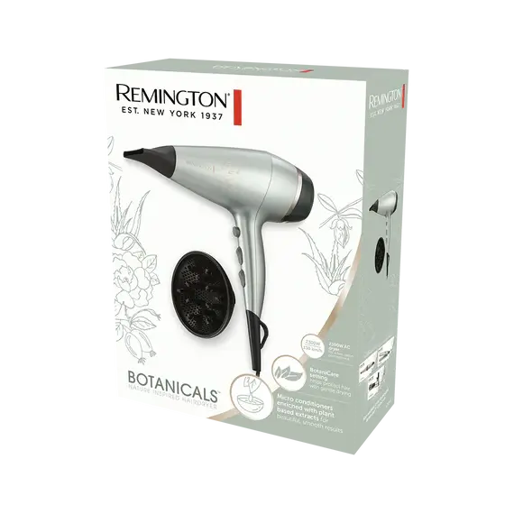 Hair Dryer Remington AC5860 E51 Botanicals Hairdryer, 6 imageHair Dryer Remington AC5860 E51 Botanicals Hairdryer, 6 imageHair Dryer Remington AC5860 E51 Botanicals Hairdryer, 6 image