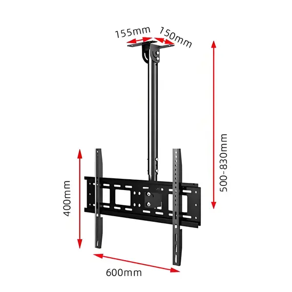ტელევიზორის საკიდი ჭერზე Allscreen C514, 40"-70", TV Ceiling Mount, Black, 5 imageტელევიზორის საკიდი ჭერზე Allscreen C514, 40"-70", TV Ceiling Mount, Black, 5 imageტელევიზორის საკიდი ჭერზე Allscreen C514, 40"-70", TV Ceiling Mount, Black, 5 image