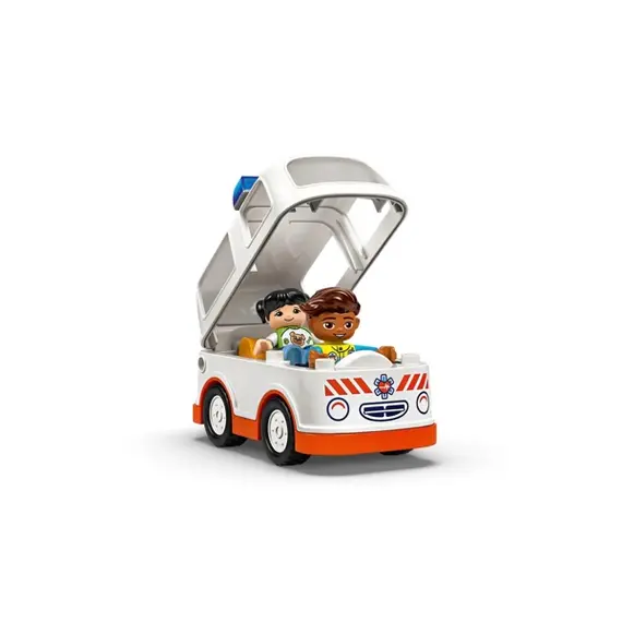ლეგო LEGO Constructor DUPLO Classic Ambulance with Driver, 4 imageლეგო LEGO Constructor DUPLO Classic Ambulance with Driver, 4 imageლეგო LEGO Constructor DUPLO Classic Ambulance with Driver, 4 image
