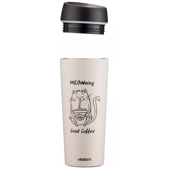 Thermos Ardesto AR2645WC Coffee Time Meowning, 450ml, Thermos, Beige, 2 imageThermos Ardesto AR2645WC Coffee Time Meowning, 450ml, Thermos, Beige, 2 imageThermos Ardesto AR2645WC Coffee Time Meowning, 450ml, Thermos, Beige, 2 image