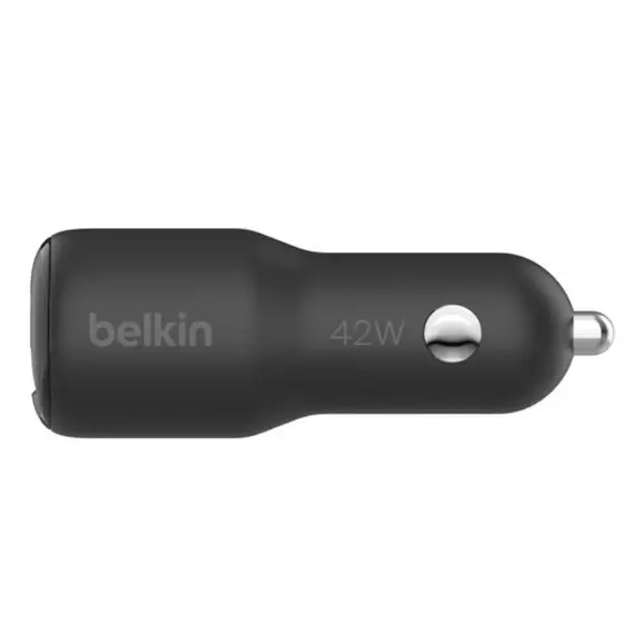 Belkin Car Charger 42W USB-A/USB-C PD PPS, black, 3 imageBelkin Car Charger 42W USB-A/USB-C PD PPS, black, 3 imageBelkin Car Charger 42W USB-A/USB-C PD PPS, black, 3 image