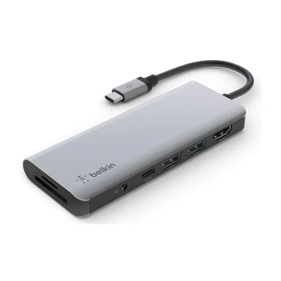 USB-C ჰაბი Belkin AVC009BTSGY, USB-C, HDMI, MicroSD, USB-A, 3.5mm, Hub, SilverUSB-C ჰაბი Belkin AVC009BTSGY, USB-C, HDMI, MicroSD, USB-A, 3.5mm, Hub, SilverUSB-C ჰაბი Belkin AVC009BTSGY, USB-C, HDMI, MicroSD, USB-A, 3.5mm, Hub, Silver