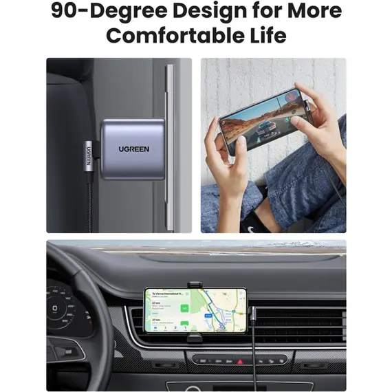 USB კაბელი UGREEN US255 (50123), 60W, Type-C to Angled Type-C Round, 1m, Grey, 3 imageUSB კაბელი UGREEN US255 (50123), 60W, Type-C to Angled Type-C Round, 1m, Grey, 3 imageUSB კაბელი UGREEN US255 (50123), 60W, Type-C to Angled Type-C Round, 1m, Grey, 3 image