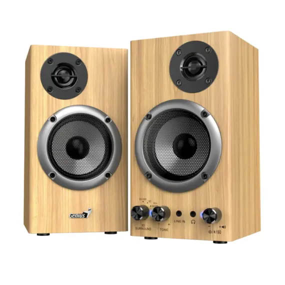 დინამიკი Genius Two-way Speaker  | 3D Surround | Bass + SP-HF520BT Wood, 2 imageდინამიკი Genius Two-way Speaker  | 3D Surround | Bass + SP-HF520BT Wood, 2 imageდინამიკი Genius Two-way Speaker  | 3D Surround | Bass + SP-HF520BT Wood, 2 image