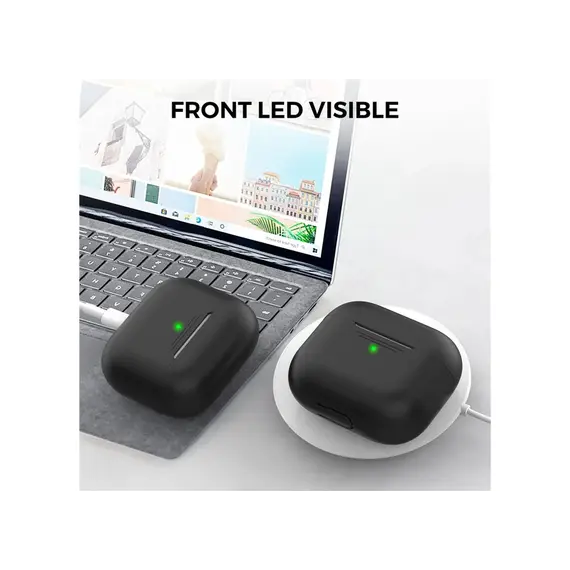 Silicone Case For AirPods 3 - Black, 3 imageSilicone Case For AirPods 3 - Black, 3 imageSilicone Case For AirPods 3 - Black, 3 image