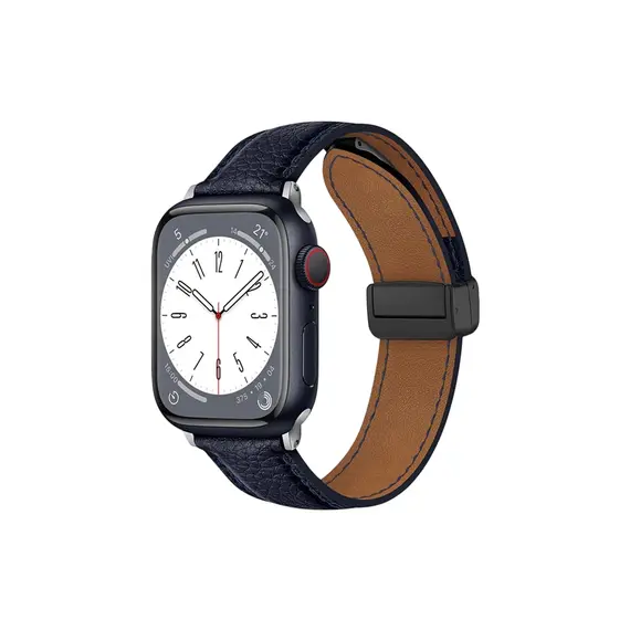 სმარტ საათის სამაჯური TVC Apple Watch 10 46mm / Ultra 2 / Ultra 49mm / 9 8 7 45mm / SE (2023) SE (2022) SE 6 5 4 44mm / 3 2 1 42mm Litchi Texture Leather Strap - Dark Blueსმარტ საათის სამაჯური TVC Apple Watch 10 46mm / Ultra 2 / Ultra 49mm / 9 8 7 45mm / SE (2023) SE (2022) SE 6 5 4 44mm / 3 2 1 42mm Litchi Texture Leather Strap - Dark Blueსმარტ საათის სამაჯური TVC Apple Watch 10 46mm / Ultra 2 / Ultra 49mm / 9 8 7 45mm / SE (2023) SE (2022) SE 6 5 4 44mm / 3 2 1 42mm Litchi Texture Leather Strap - Dark Blue