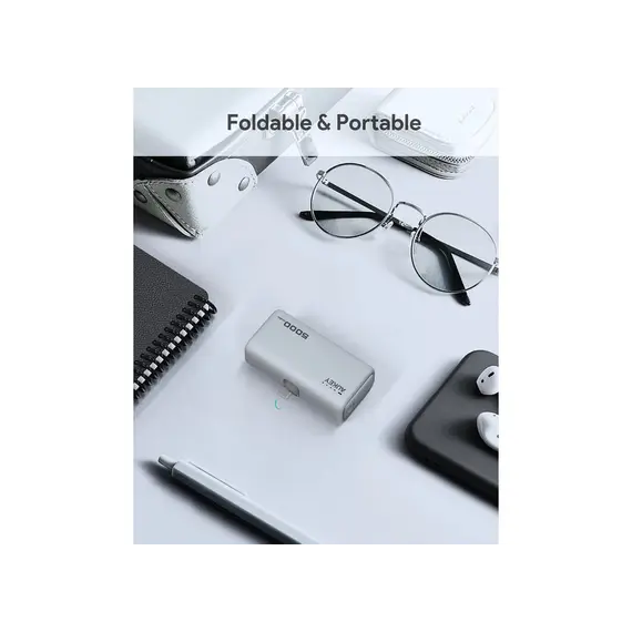 პორტატული დამტენი Aukey PB-Y59 Spark Mini 5000mAh 22.5W Compact Powerbank with USB-C Connector - White, 8 imageპორტატული დამტენი Aukey PB-Y59 Spark Mini 5000mAh 22.5W Compact Powerbank with USB-C Connector - White, 8 imageპორტატული დამტენი Aukey PB-Y59 Spark Mini 5000mAh 22.5W Compact Powerbank with USB-C Connector - White, 8 image