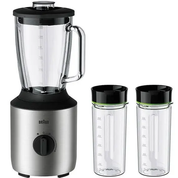 Blender BRAUN JB3272SI 800W 1.5L Black/SilverBlender BRAUN JB3272SI 800W 1.5L Black/SilverBlender BRAUN JB3272SI 800W 1.5L Black/Silver