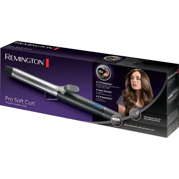 თმის სახვევი Remington CI6525 E51 Pro Soft Curl 25mm Tong, 2 imageთმის სახვევი Remington CI6525 E51 Pro Soft Curl 25mm Tong, 2 imageთმის სახვევი Remington CI6525 E51 Pro Soft Curl 25mm Tong, 2 image