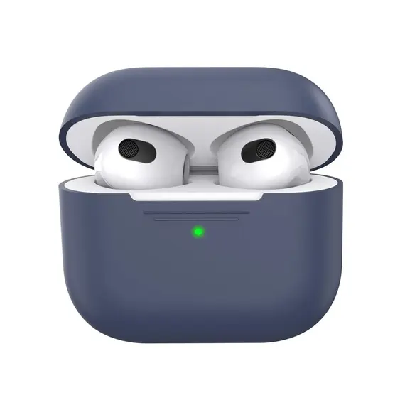 ყურსასმენის ქეისი Silicone Case For AirPods 3 - Midnight Blueყურსასმენის ქეისი Silicone Case For AirPods 3 - Midnight Blueყურსასმენის ქეისი Silicone Case For AirPods 3 - Midnight Blue