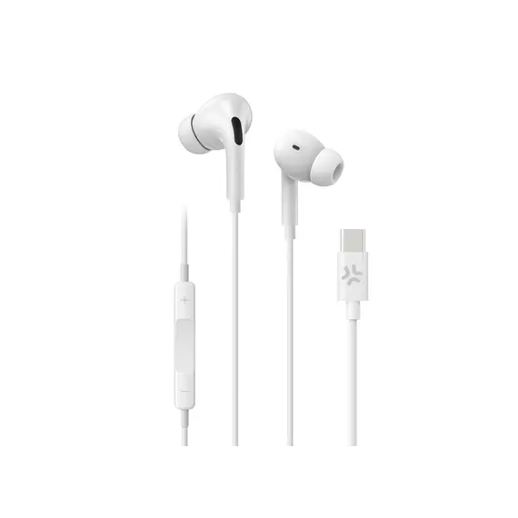 ყურსასმენი Celly UP1200 USB Type-C Stereo Earphones Whiteყურსასმენი Celly UP1200 USB Type-C Stereo Earphones Whiteყურსასმენი Celly UP1200 USB Type-C Stereo Earphones White