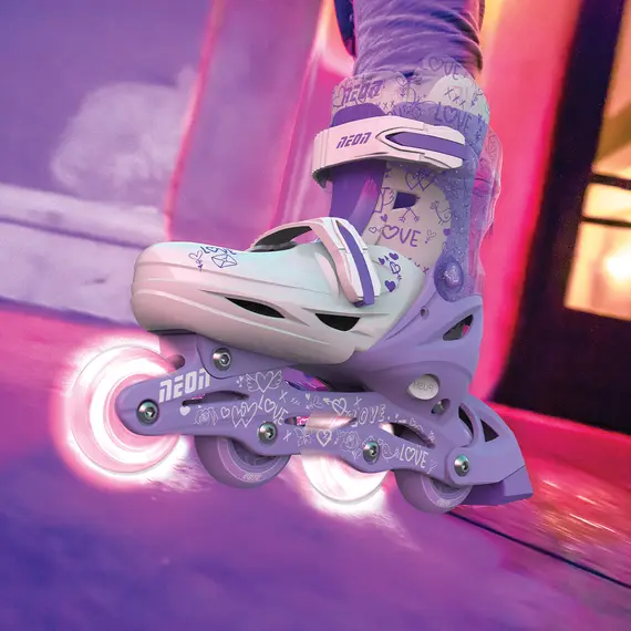 Roller skates Neon COMBO SKATES (SIZE 3-6) - NT10 (Purple), 7 imageRoller skates Neon COMBO SKATES (SIZE 3-6) - NT10 (Purple), 7 imageRoller skates Neon COMBO SKATES (SIZE 3-6) - NT10 (Purple), 7 image